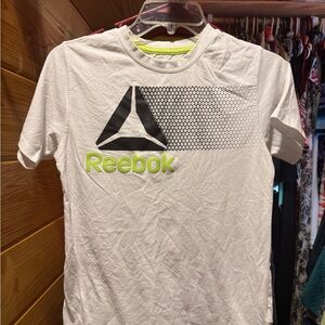 Reebok White and Black Kids Tee